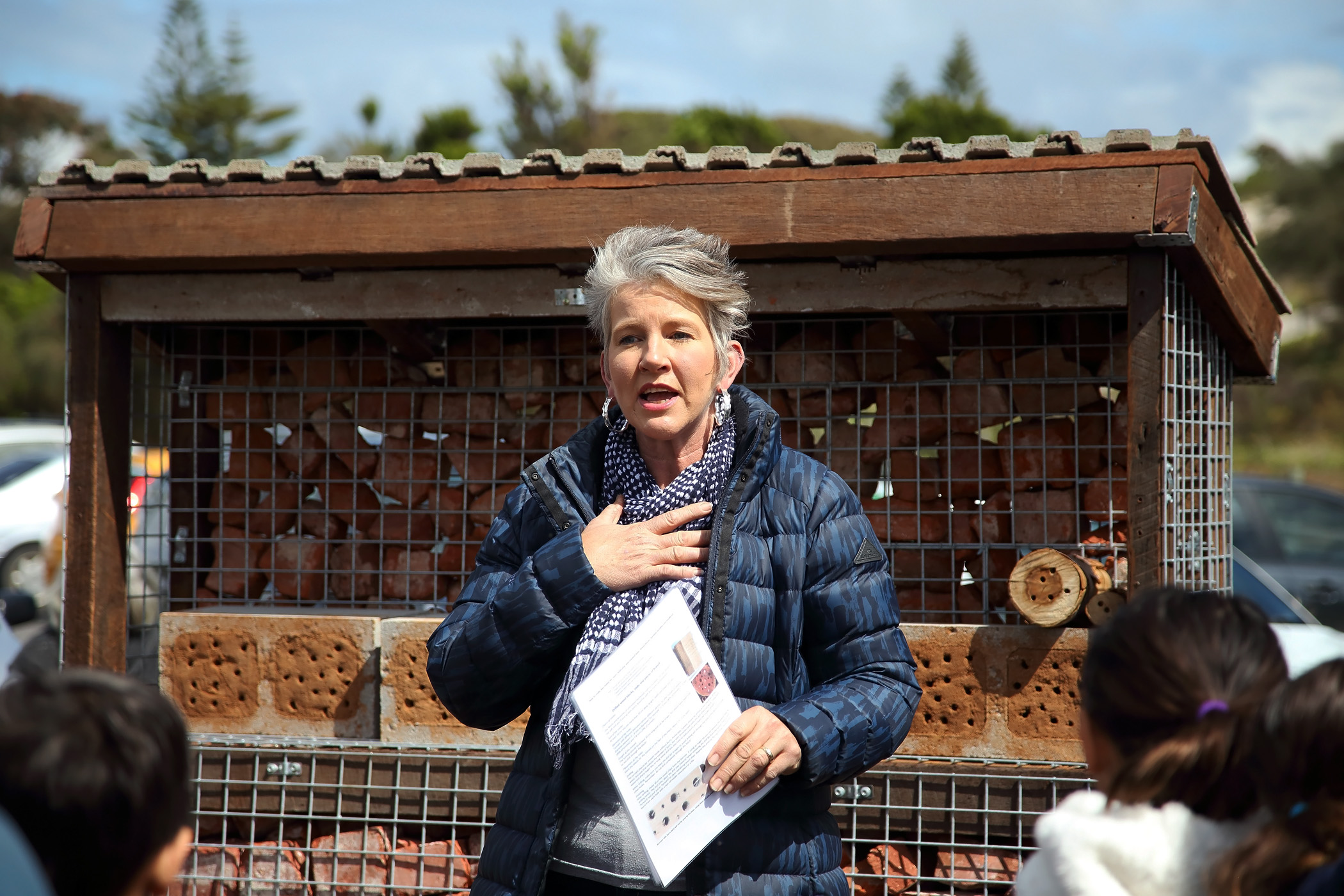 Sophie Thomson and the Native Bee Hotel